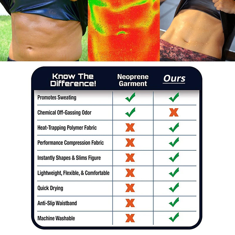 Men/Women Neoprene Sweat Sauna Shirt