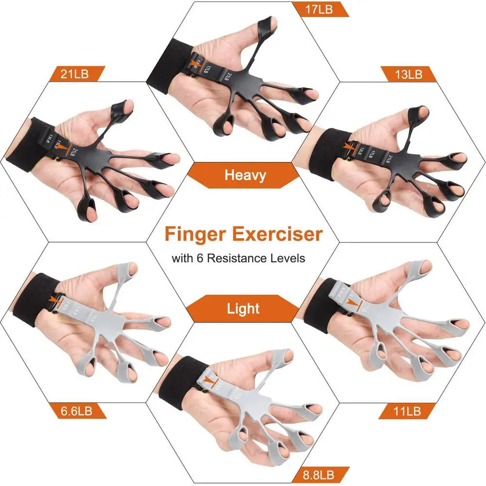 6 Resistant Levels Recovery Hand Strengthener