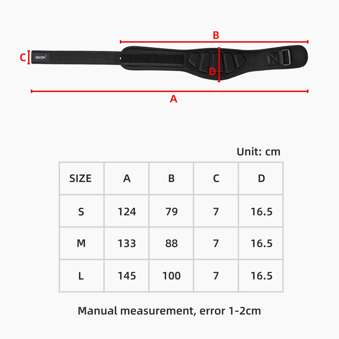 Weightlifting Back Support Belt