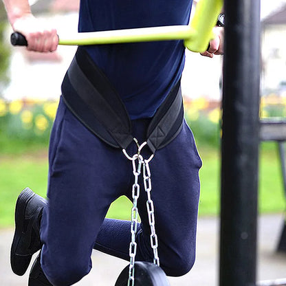 Weight Lifting Belt With Chain